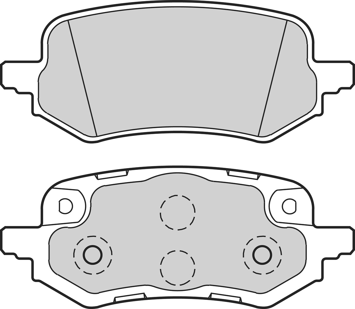 BRAKE PADS FIRST FORD PUMA RR